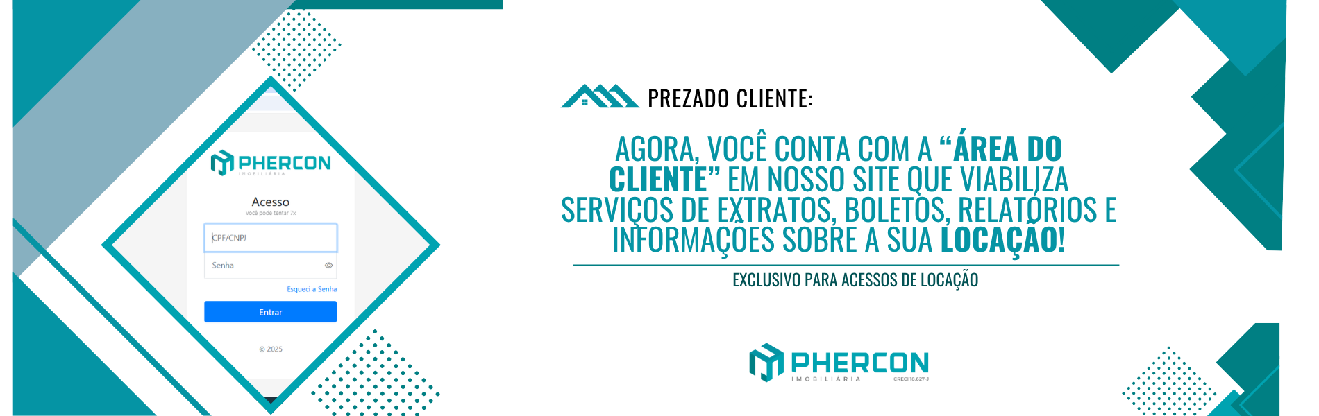 área do cliente
